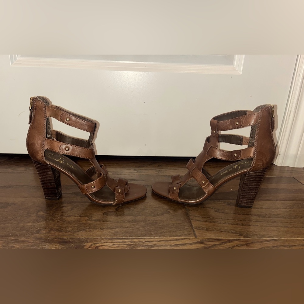 Franco Sorto Gladiator Open Toe Heels - image 2